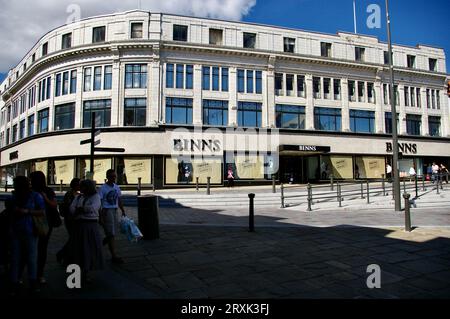 Binns Department Store on High Row in Darlington. Darlington, England, UK Stock Photo