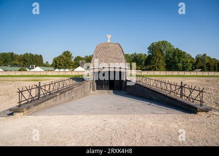 The Dachau Concentration Camp in Bavaria, Germany Stock Photo