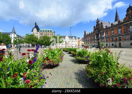 Stortorget in the historical old town. Malmö , Sweden. Stock Photo