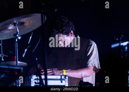 Milan, Italy. 19th Sep, 2023. MILAN, ITALY - SEPTEMBER 19: of Squid performs at Santeria Toscana 31 Milan on September 19, 2023 in Milan, Italy. (Photo by Roberto Finizio/NurPhoto) Credit: NurPhoto SRL/Alamy Live News Stock Photo