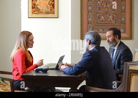 Business people meeting in office Stock Photo