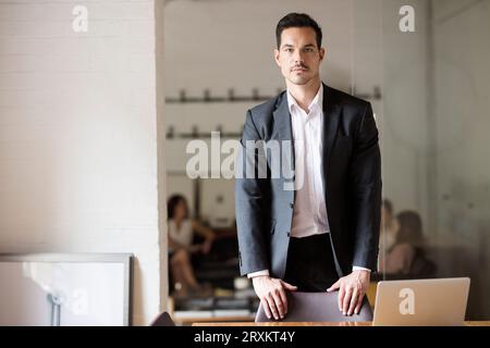 Portrait of businessman in office Stock Photo