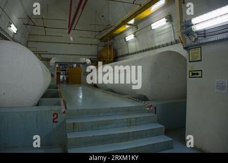 Konjic, Bosnia Herzegovina - Sep 19, 2023: Secret underground cold war