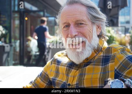 Portrait of senior man Stock Photo
