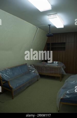 Konjic, Bosnia Herzegovina - Sep 19, 2023: Secret underground cold war