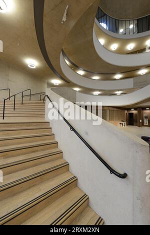 Staircase in office building Stock Photo