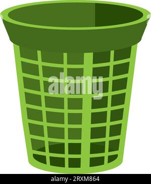 cleaning product basket Stock Vector