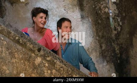 My Big Fat Greek Wedding 3  Nia Vardalos & John Corbett Stock Photo