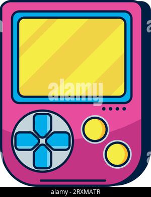 portable video game 90s pop art Stock Vector Image & Art - Alamy