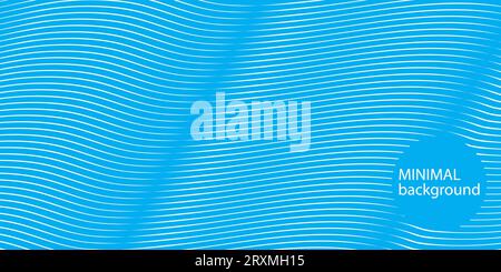 Smooth flow of wavy shape abstract background, design curve line energy motion, relaxing music sound or technology.Stylized flowing water.Vector illus Stock Vector