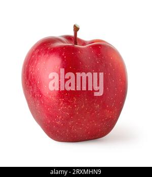 Fresh red apple isolated on white, with clipping path Stock Photo