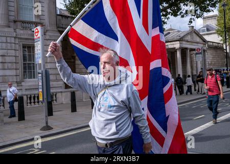 Thousands take part in World Freedom Day Rally  in Central London. Stock Photo