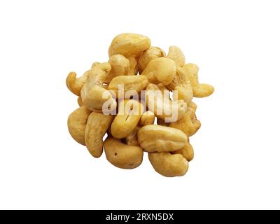 Cashew nuts isolated on a white background Stock Photo