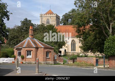 Dorchester-on-Thames Abbey, Dorchester-on-Thames, Oxfordshire, England, United Kingdom, Europe Stock Photo