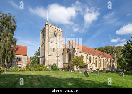 Dorchester-on-Thames Abbey, Dorchester-on-Thames, Oxfordshire, England, United Kingdom, Europe Stock Photo