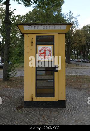 Public telephone box. Berlin. Germany Stock Photo - Alamy