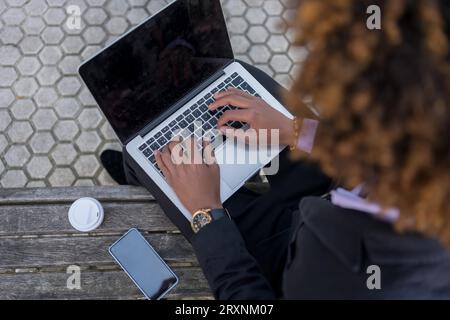 Hispanic Businessman Next To Laptop Stock Photo Alamy