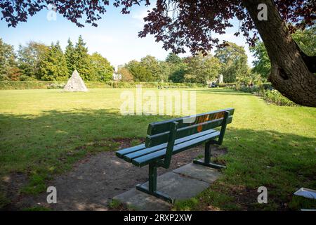 Reigate, Surrey, UK- September 26, 2023: Castle Grounds in Reigate, open green space public park area Stock Photo