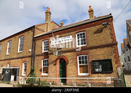 Royal Native Oyster Stores and Restaurant, Whitstable, Kent, England, Great Britain, United Kingdom, UK, Europe Stock Photo