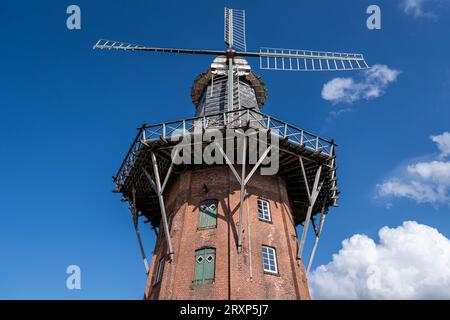Frisia Windmill in Norden, Germany Stock Photo