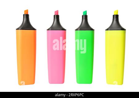 markers isolated on a white background Stock Photo