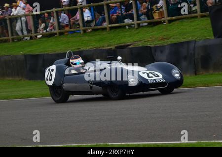 James Wood, Lotus-Climax 15, Sussex Trophy, 25 minutes of racing with a single driver for cars that raced between 1955 and 1960 under the categories o Stock Photo