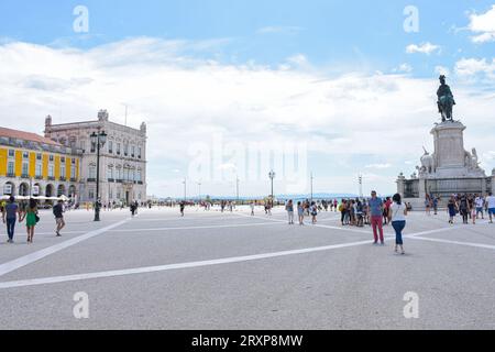 Lisbon Portugal. Lisbon is Portugal’s hilly, coastal capital city. Portugal, Walking tour around Lisbon. Stock Photo