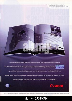 Vintage 'Time' Magazine 10 May 1999 issue Advert, USA Stock Photo