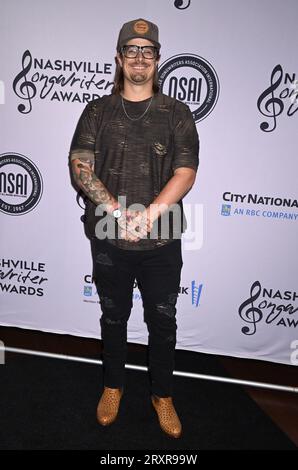 Nashville, USA. 26th Sep, 2023. HARDY arriving at the Nashville Songwriter Awards 2023 held at the Ryman Auditorium on September 26, 2023 in Nashville, TN. © Tammie Arroyo/AFF-USA.com Credit: AFF/Alamy Live News Stock Photo