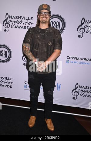 Nashville, USA. 26th Sep, 2023. HARDY arriving at the Nashville Songwriter Awards 2023 held at the Ryman Auditorium on September 26, 2023 in Nashville, TN. © Tammie Arroyo/AFF-USA.com Credit: AFF/Alamy Live News Stock Photo