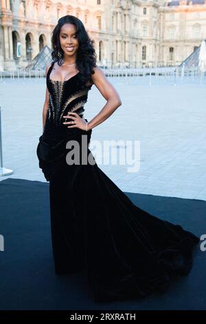 21 on X: Kelly Rowland attends the Lancome X Louvre photocall
