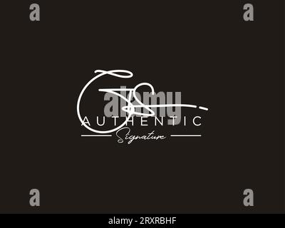 GS Signature Logo Template Vector Stock Vector Image & Art - Alamy
