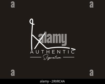 IX Signature Logo Template Vector. Stock Vector