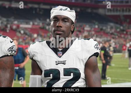 Philadelphia Eagles cornerback Kelee Ringo (37) in action prior to the NFL  preseason football game against the Cleveland Browns, Thursday, Aug. 17,  2023, in Philadelphia. The game ends in a 18-18 tie. (