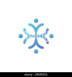 Community logo Teamwork logo. Social logo. Stock Vector