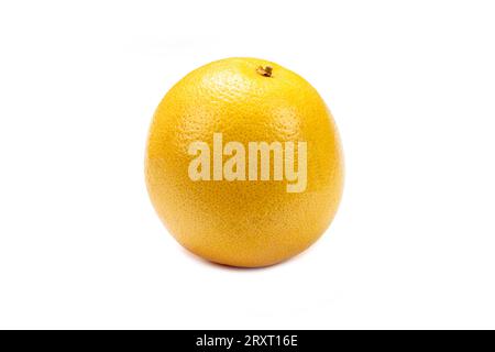 pomelo close-up, isolated on a white background Stock Photo