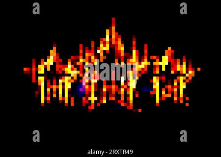 Three stars of light bulbs. Elements of decor in the form of stars.. Vector illustration Stock Vector