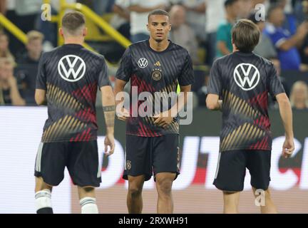 firo: 09/12/2023 Football, soccer, season 2023/2024 men's national team Germany friendly match: Germany - France Malick Thiaw, half figure Stock Photo