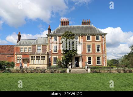 Forty Hall, a manor house built in the 1620s in Forty Hill in Enfield, North London. Stock Photo