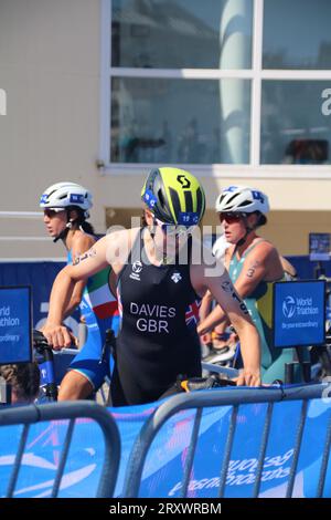 Daisy Davies Team GB under-23 triathlete Stock Photo