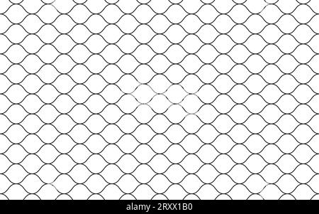 Fish net seamless pattern or fishnet background with mesh grid of