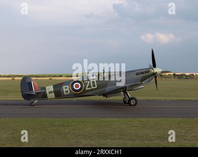 Supermarine Spitfire Mk.IXb MH434 at the 2023 Battle of Britain Air Show at IWM Duxford Stock Photo