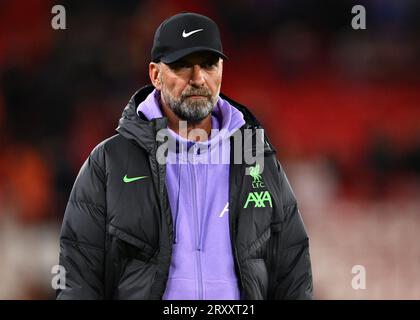 Liverpool manager Jurgen Klopp ahead of the Premier League match at ...