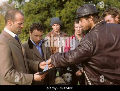 SNATCH 2000 Columbia Pictures film with Brad Pitt at right and Jason Statham at left Stock Photo