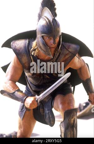 TROY 2004 Warner Bros. Pictures film with Brad Pitt Stock Photo