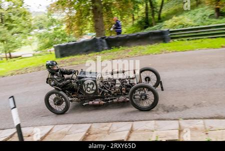 The Vintage Sports Car Club VSCC. Prescott Speed hill Climb event, Prescott hill, Gotherington, Gloucestershire, England, UK, September, 2023. Stock Photo