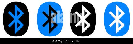 Bluetooth wireless technology icon. Design can use for web and mobile app. Vector illustration Stock Vector