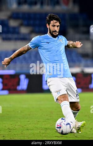 Rome (Italy), September 27th, 2023. Luis Alberto of SS Lazio in action during the Serie A football match between SS Lazio and Torino FC at Olimpico stadium in Rome (Italy), September 27th, 2023. Stock Photo