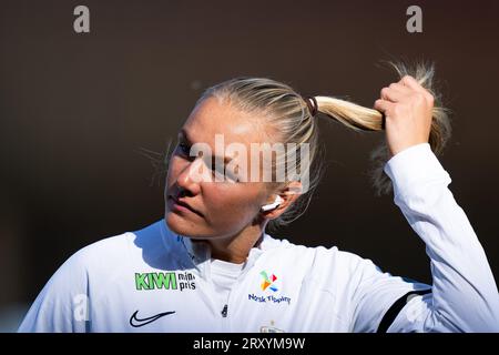 230926 Frida Maanum of Norway ahead of the UEFA Women's Nations