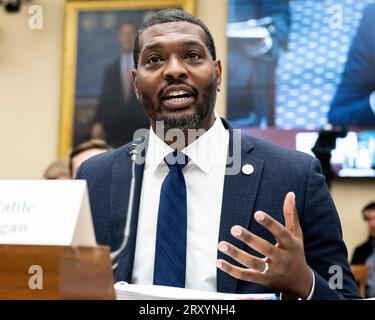 Michael Regan, Administrator, Environmental Protection Agency, appears ...